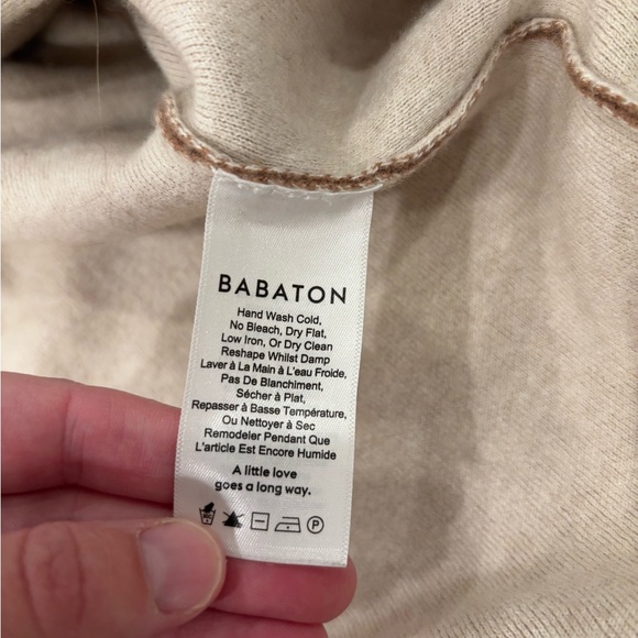 Aritzia Babaton Lance Longline Wool Blend Open Cardigan Camel Brown Size M - Picture 7 of 12